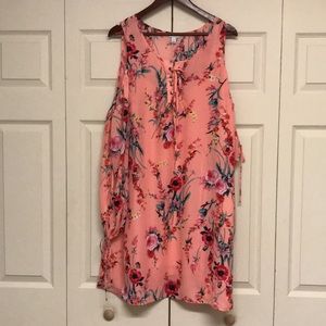 NEW! Boutique | Coral Escape open shoulder dress